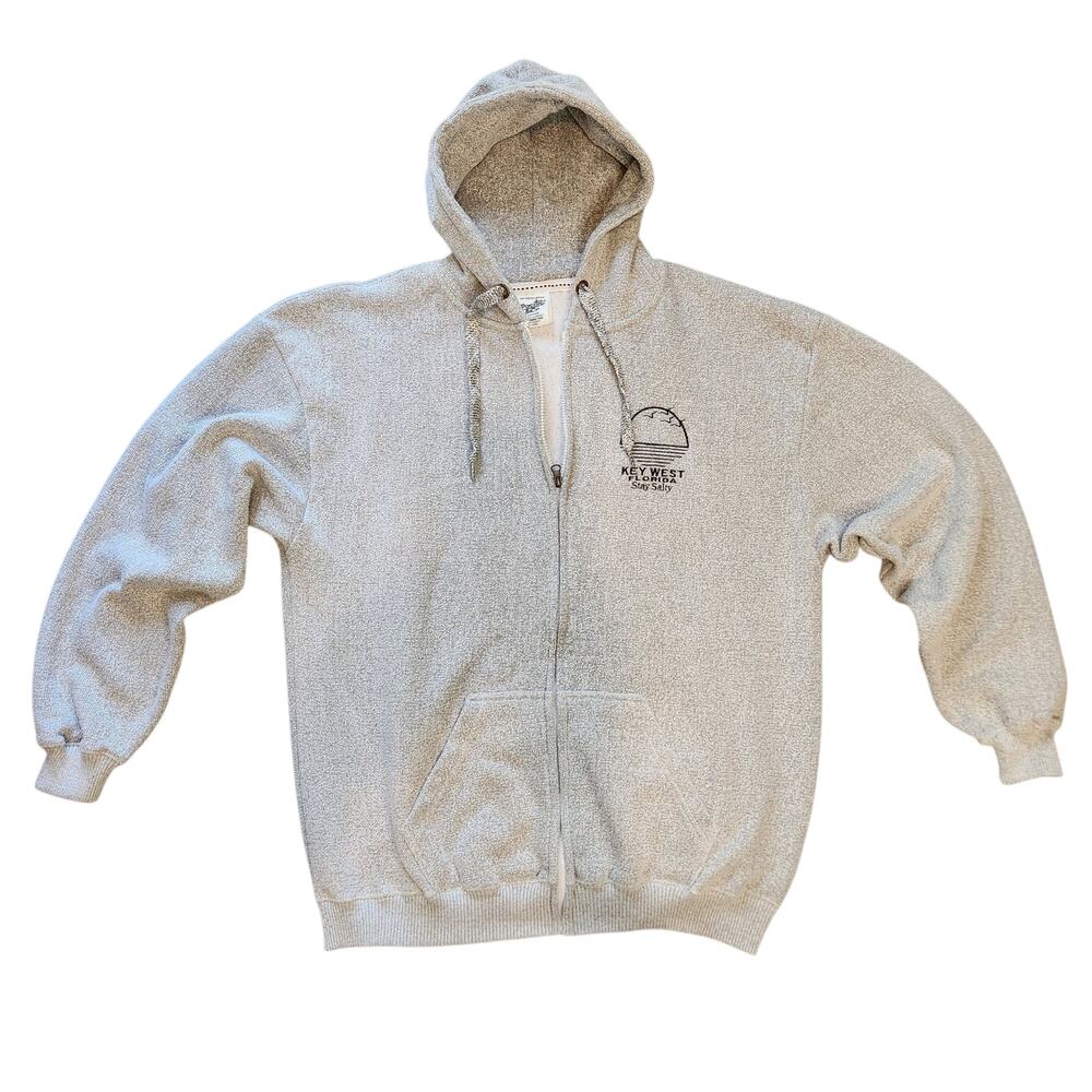 Key West Florida men's hoodie heather gray size XL